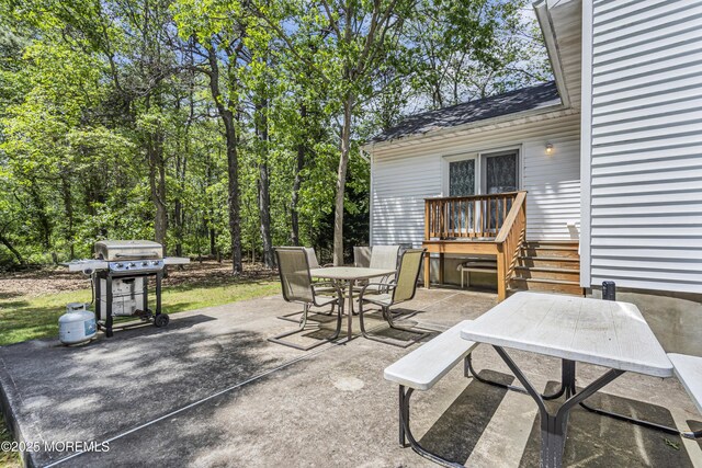 1 Overlook Ct, Manchester, NJ 08759 - view of patio featuring outdoor dining space and area for grilling