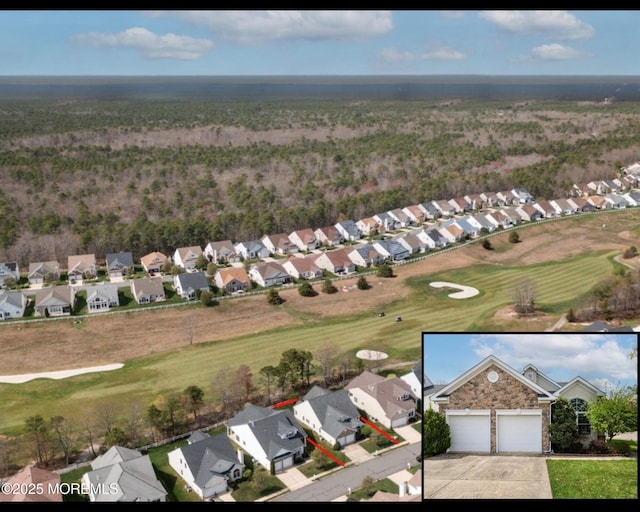 38 Point Pleasant Ln, Waretown, NJ 08758 - aerial view of residential area with a golf course
