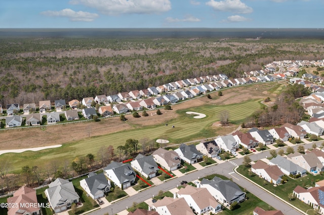 38 Point Pleasant Ln, Waretown, NJ 08758 - aerial view of property's location featuring nearby suburban area and a local golf course