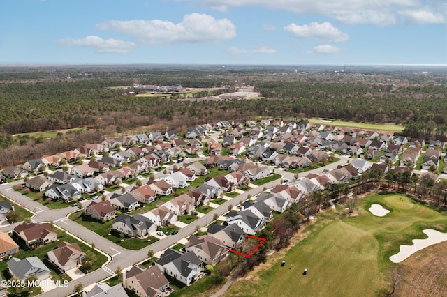 38 Point Pleasant Ln, Waretown, NJ 08758 - aerial view of property's location featuring nearby suburban area and a golf club