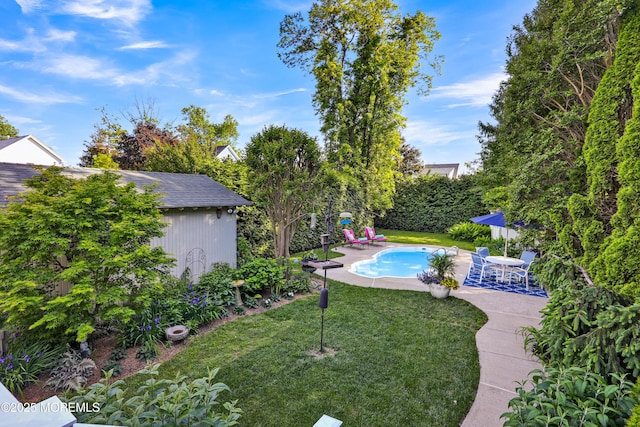 85 Virginia Ave, Manasquan, NJ 08736 - view of grassy yard featuring a patio area