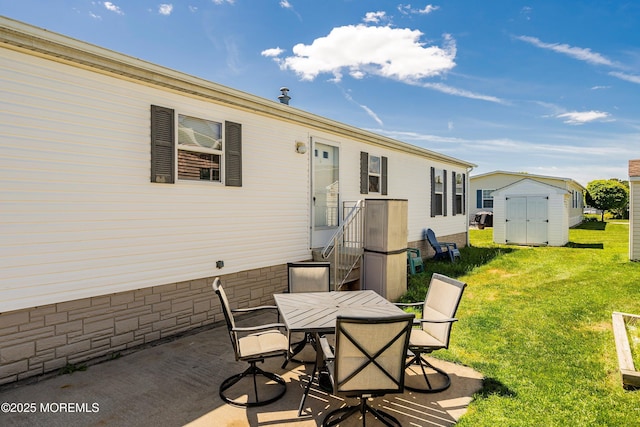 1400 Forest Way, Whiting, NJ 08759 - rear view of property featuring outdoor dining space, a lawn, and a patio
