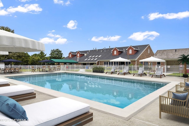 1400 Forest Way, Whiting, NJ 08759 - community pool featuring a patio area and a residential view