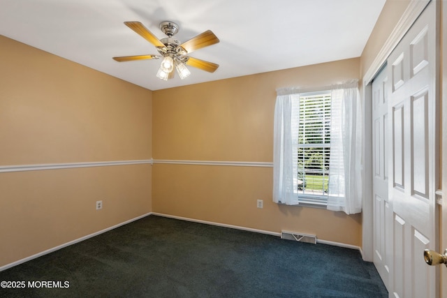 5 Persimmon Dr, Jackson, NJ 08527 - unfurnished bedroom featuring carpet flooring, baseboards, ceiling fan, and a closet