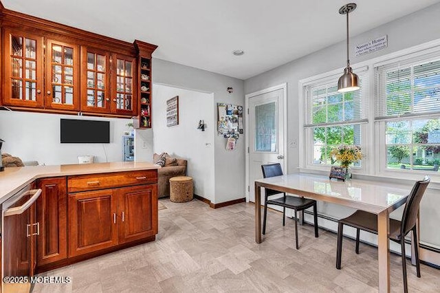 1304 Lenape Trl, Manasquan, NJ 08736 - dining space with baseboards