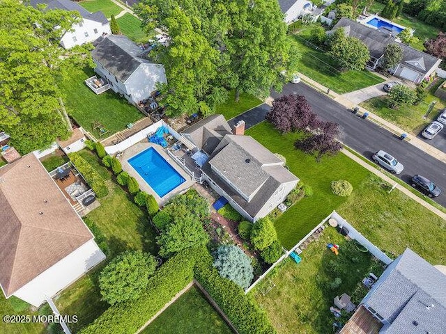 1304 Lenape Trl, Manasquan, NJ 08736 - bird's eye view of a pool area