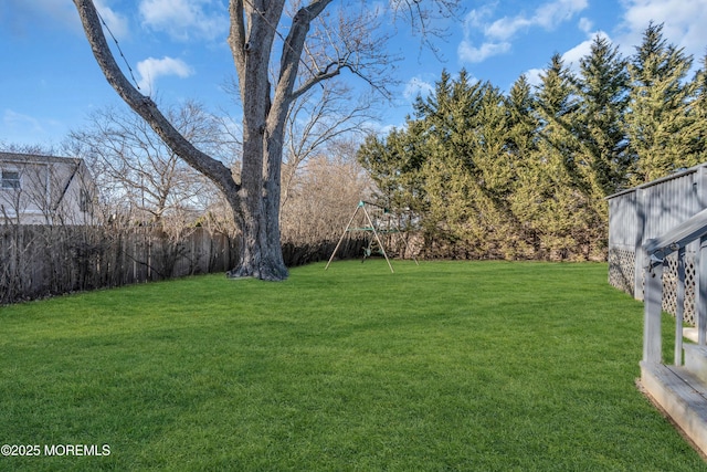 2 Hazlet Ave, Hazlet, NJ 07730 - view of yard with a playground