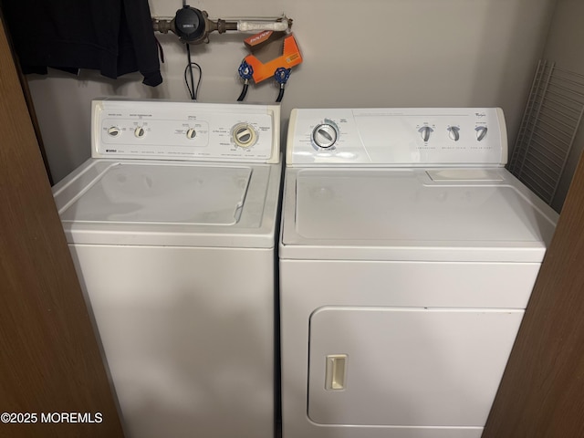 2 Cottage Ct Unit A, Whiting, NJ 08759 - washroom featuring washer and dryer