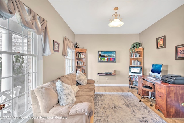 11 Elkridge Way, Manalapan, NJ 07726 - office featuring wood finished floors and baseboards