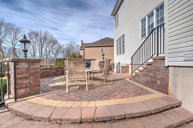 11 Elkridge Way, Manalapan, NJ 07726 - view of patio / terrace with outdoor dining space