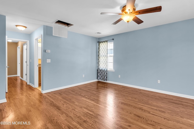 9 Fullerton Dr, Brick, NJ 08723 - unfurnished room with ceiling fan, wood finished floors, and baseboards