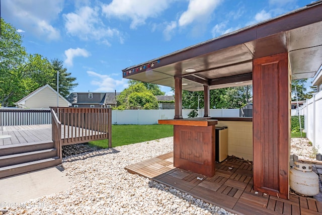 9 Fullerton Dr, Brick, NJ 08723 - view of deck