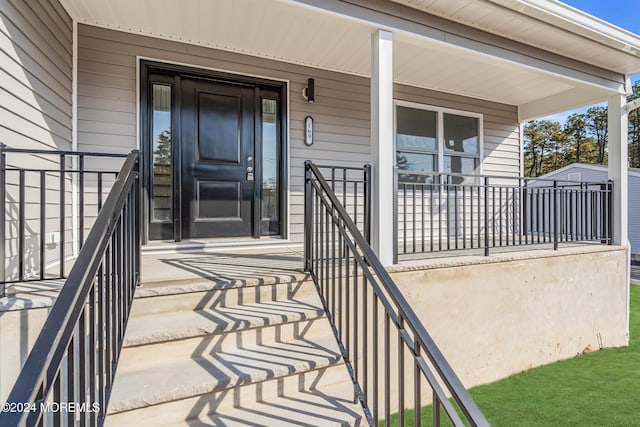 169 Grand Central Pkwy, Bayville, NJ 08721 - property entrance featuring covered porch