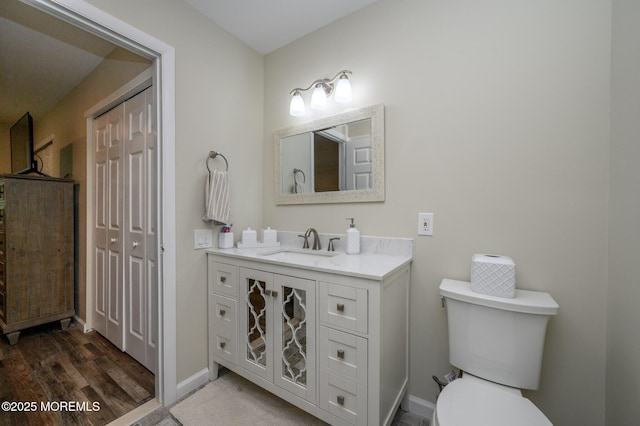 1A Winthrop Pl Unit 55, Whiting, NJ 08759 - bathroom with vanity, toilet, and baseboards