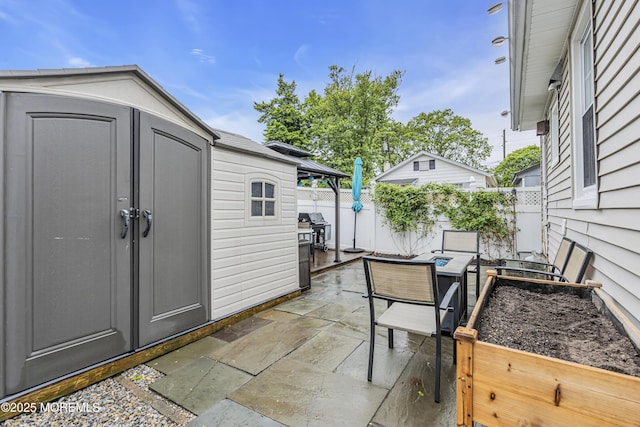 742 Leroy Pl, Lake Como, NJ 07719 - view of patio featuring a vegetable garden and grilling area