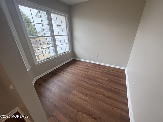 35 Deer Dr S, Barnegat, NJ 08005 - unfurnished room with dark wood-style floors and baseboards