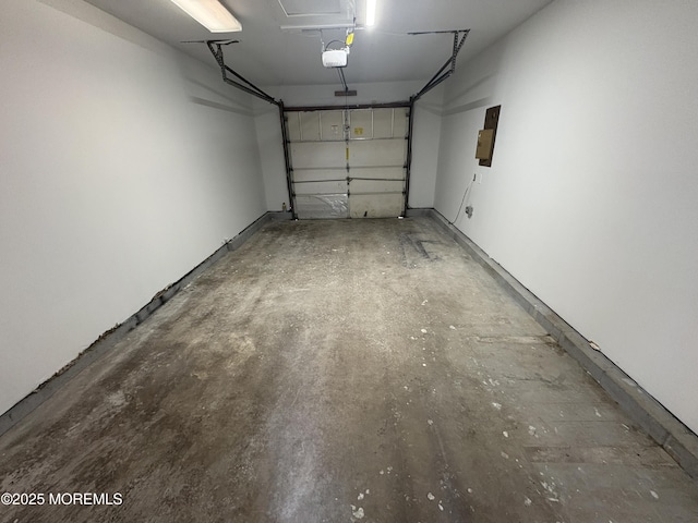 35 Deer Dr S, Barnegat, NJ 08005 - garage featuring electric panel and a garage door opener