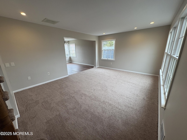 35 Deer Dr S, Barnegat, NJ 08005 - empty room with carpet, recessed lighting, and baseboards