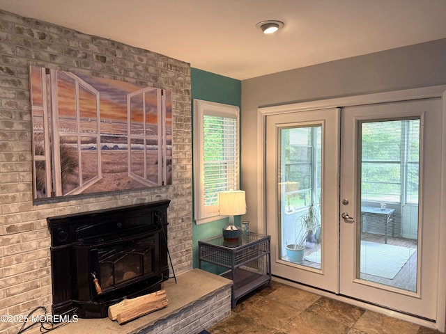 15 Tudor Ct, Brick, NJ 08723 - doorway to outside with healthy amount of natural light and french doors