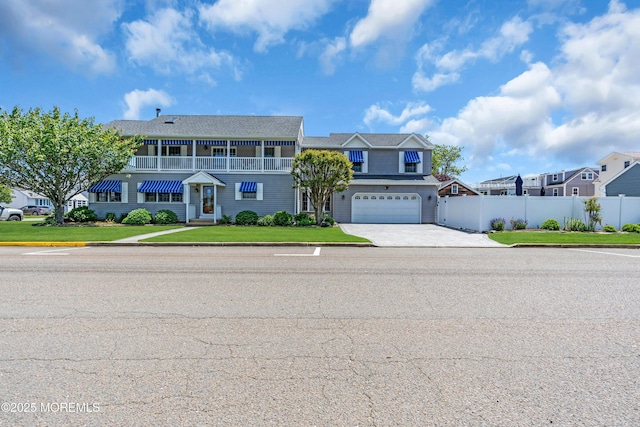 118 New York Ave, Point Pleasant Beach, NJ 08742 - townhome / multi-family property featuring driveway, an attached garage, and a residential view