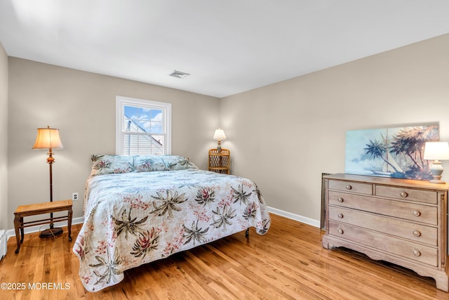 604 N Blvd, Lake Como, NJ 07719 - bedroom with light wood-style flooring and baseboards