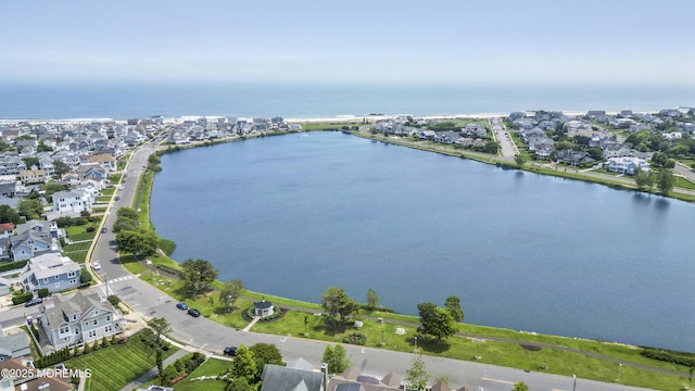 604 N Blvd, Lake Como, NJ 07719 - aerial overview of property's location featuring a large body of water and nearby suburban area