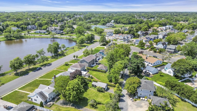 604 N Blvd, Lake Como, NJ 07719 - aerial overview of property's location with nearby suburban area and a nearby body of water