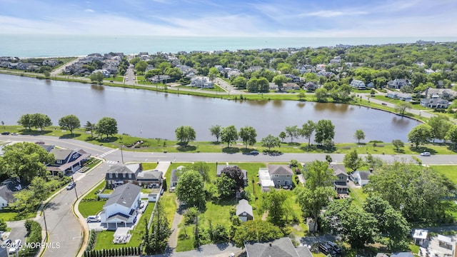 604 N Blvd, Lake Como, NJ 07719 - aerial view of residential area featuring a large body of water