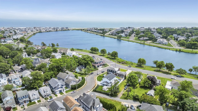 604 N Blvd, Lake Como, NJ 07719 - aerial view of property's location featuring a nearby body of water and nearby suburban area