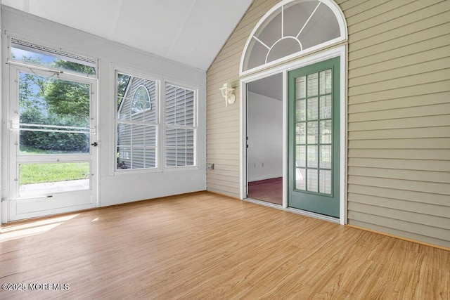 3167 Wood Spring Ln, Toms River, NJ 08755 - unfurnished sunroom with lofted ceiling and plenty of natural light