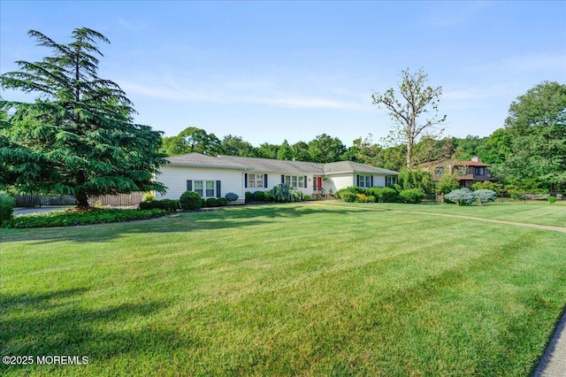 21 Northwoods Rd, Ocean Twp, NJ 07712 - ranch-style home featuring a front lawn