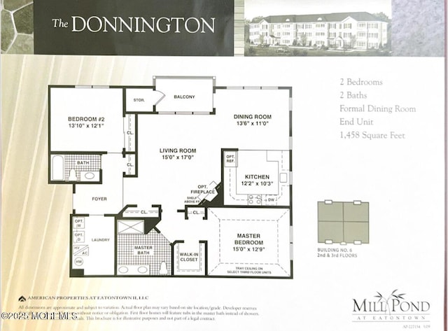 621 Mill Pond Way Unit 103, Eatontown, NJ 07724 - home floor plan