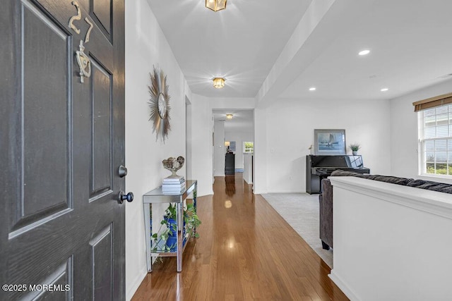 27 Cromwell Ln, Jackson, NJ 08527 - entrance foyer featuring wood finished floors, recessed lighting, and baseboards