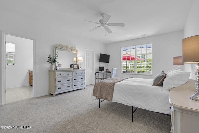 27 Cromwell Ln, Jackson, NJ 08527 - bedroom with carpet flooring, baseboards, and a ceiling fan