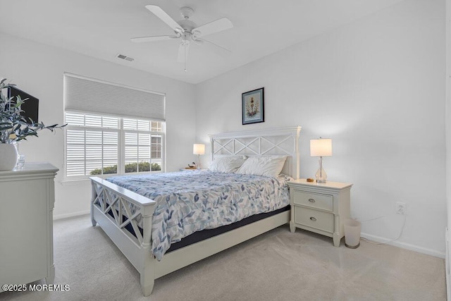 27 Cromwell Ln, Jackson, NJ 08527 - bedroom with light colored carpet, baseboards, and ceiling fan