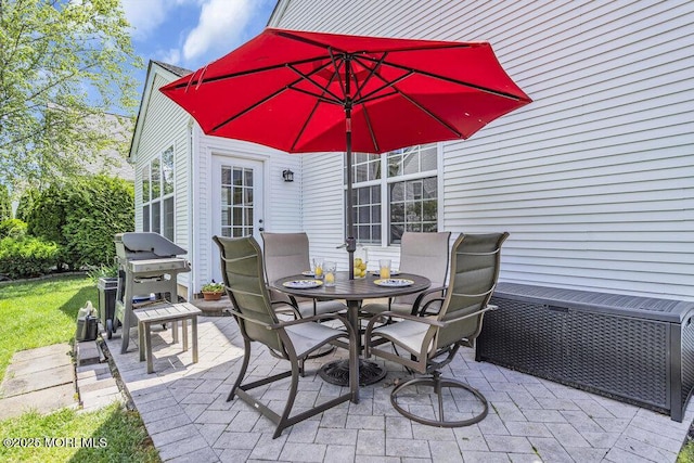 27 Cromwell Ln, Jackson, NJ 08527 - view of patio / terrace with outdoor dining area and a grill
