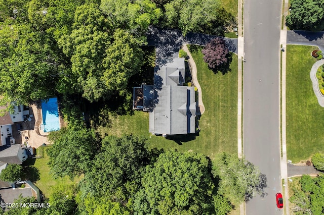 10 Woods Rd, West Long Branch, NJ 07764 - drone / aerial view of a pool area