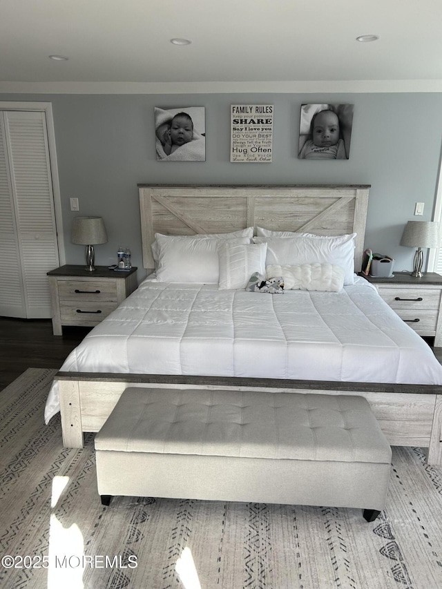 11 Jupiter Ct, South Amboy, NJ 08879 - bedroom with wood finished floors, crown molding, and recessed lighting