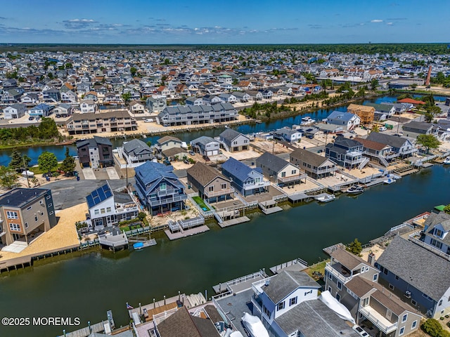 43 S Ensign Dr, Little Egg Harbor, NJ 08087 - aerial view of residential area with a nearby body of water