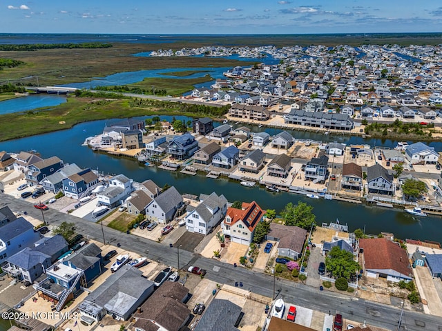 43 S Ensign Dr, Little Egg Harbor, NJ 08087 - aerial perspective of suburban area featuring a nearby body of water
