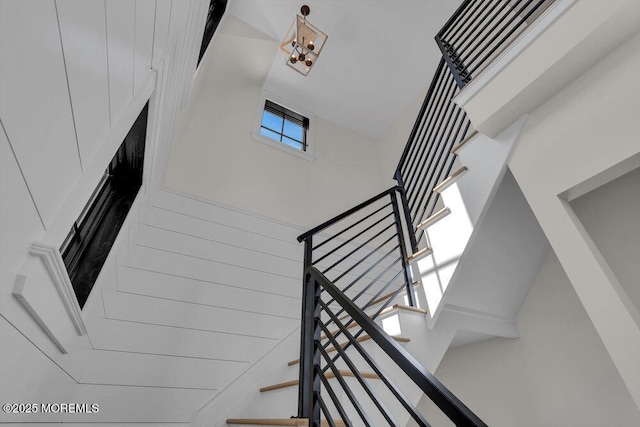 2110 Edgewood Pl, Spring Lake, NJ 07762 - staircase with a towering ceiling