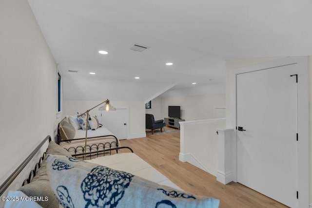 2110 Edgewood Pl, Spring Lake, NJ 07762 - living room with wood finished floors, lofted ceiling, and recessed lighting