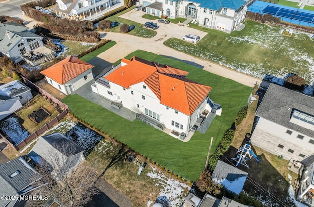 1 Private Dr, Elberon, NJ 07740 - aerial perspective of suburban area