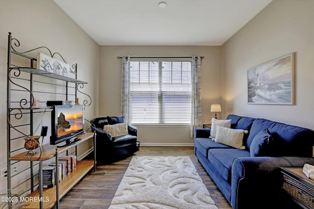 24 Moonlight Way, Howell, NJ 07731 - living room featuring wood finished floors and baseboards