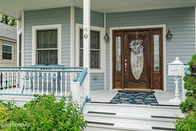 146 Inskip Ave, Ocean Grove, NJ 07756 - doorway to property featuring covered porch