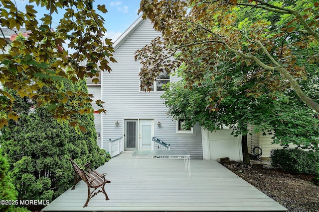 146 Inskip Ave, Ocean Grove, NJ 07756 - view of wooden deck
