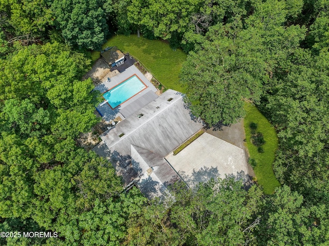 2123 Baileys Corner Rd, Wall, NJ 07719 - bird's eye view of a pool area