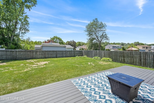 15 Peachstone Rd, Howell, NJ 07731 - view of yard featuring a wooden deck and a residential view