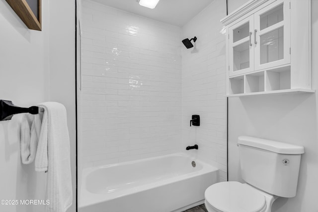 1117 Wake Forest Dr, Toms River, NJ 08753 - bathroom with toilet and shower / bath combination