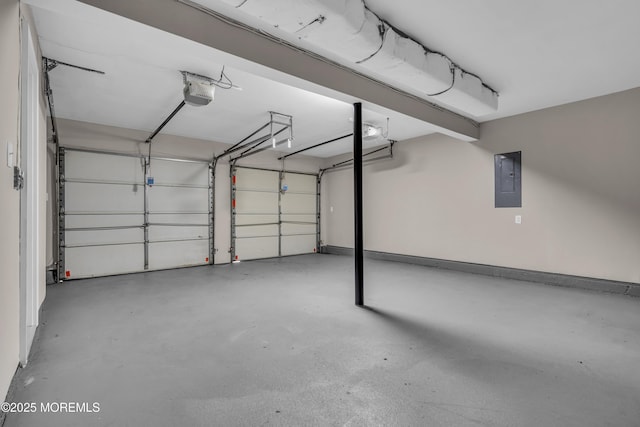 1117 Wake Forest Dr, Toms River, NJ 08753 - garage with electric panel and a garage door opener